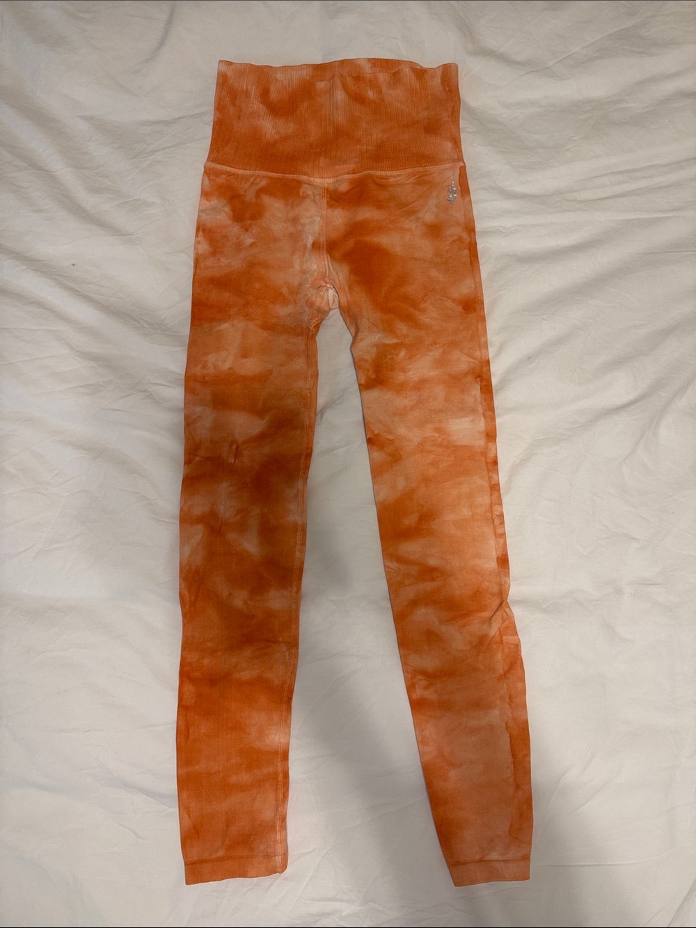 Free People Movement Good Karma Tie Dye Legging in Coral Clay Size XS/S NEW - Picture 2 of 5